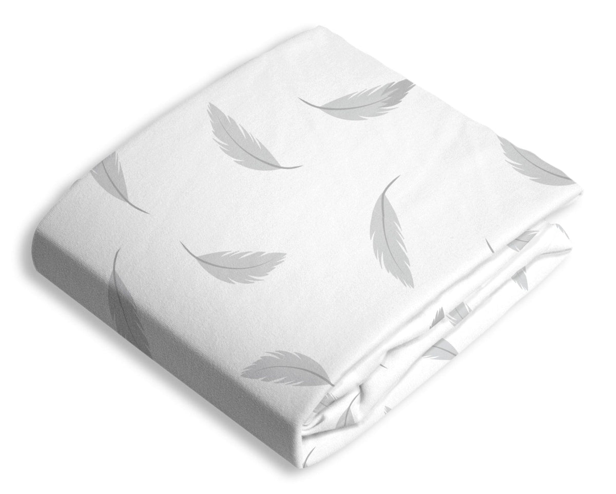 Percale Changing Pad Cover, Feathers J5D7 - product image 1