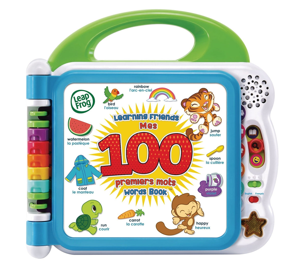 Learning Friends 100 Words Book Play Toy For Toddlers, Bilingual, Ages 18m+ Y5Q0 - product image 1