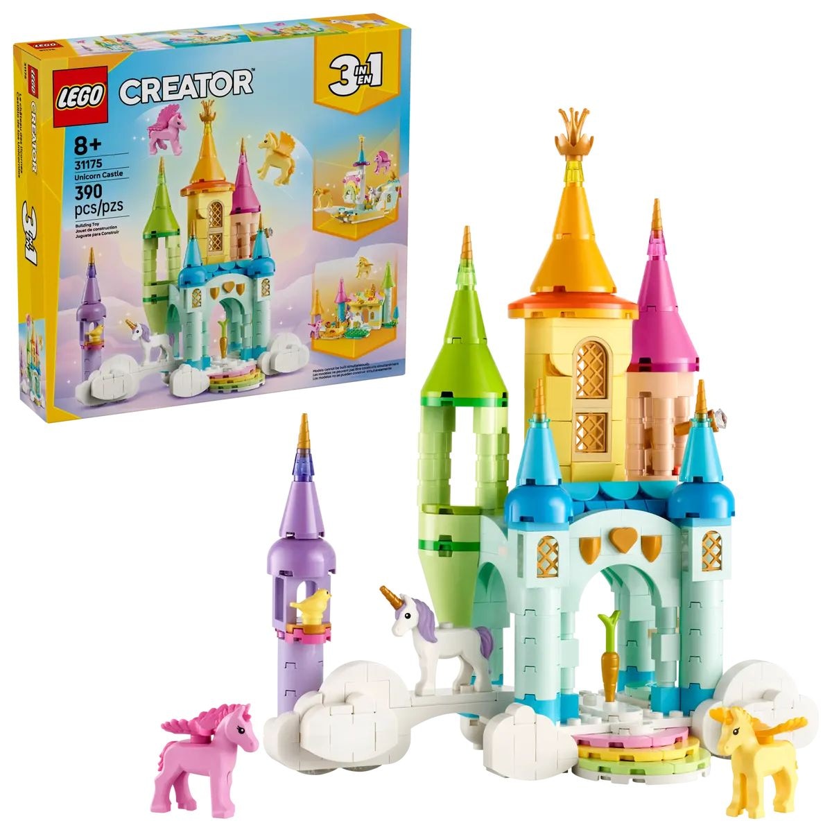 Creator 3-in-1 Unicorn Castle - 31175, 390-pcs, Ages 8+ A9I3 - product image 1