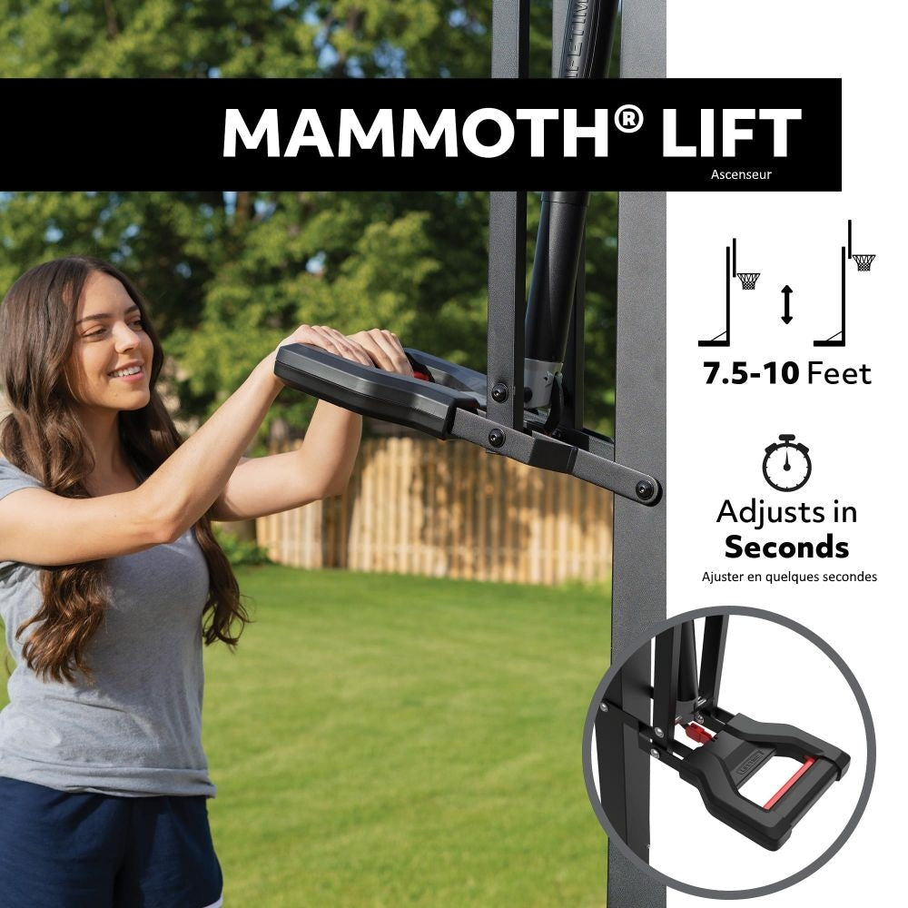 Mommoth Bolt Down Basketball Hoop with 60-in Tempered Glass R3V1 - product image 4