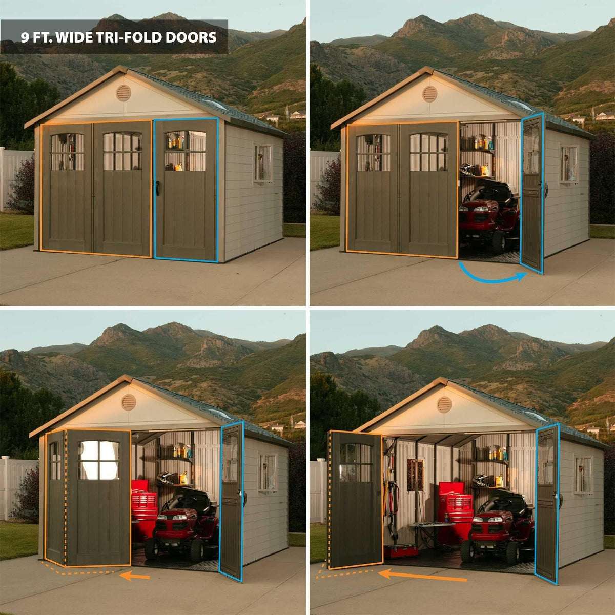 Outdoor Storage Shed, 11-ft x 11-ft E4J3 - product image 5