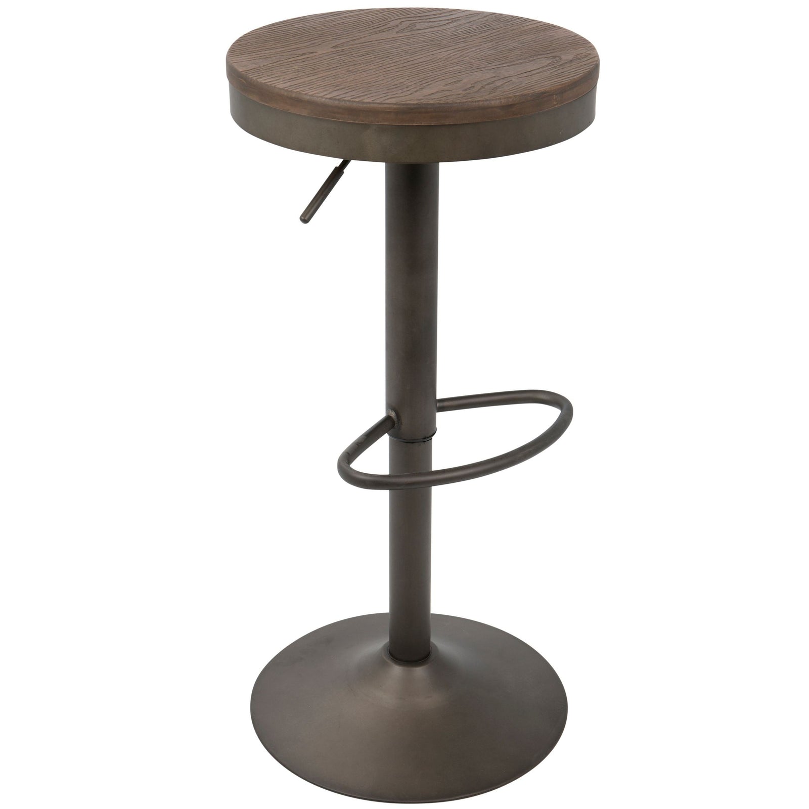 Dakota Adjustable Barstool, Brown, 2-pc F2V0 - product image 1