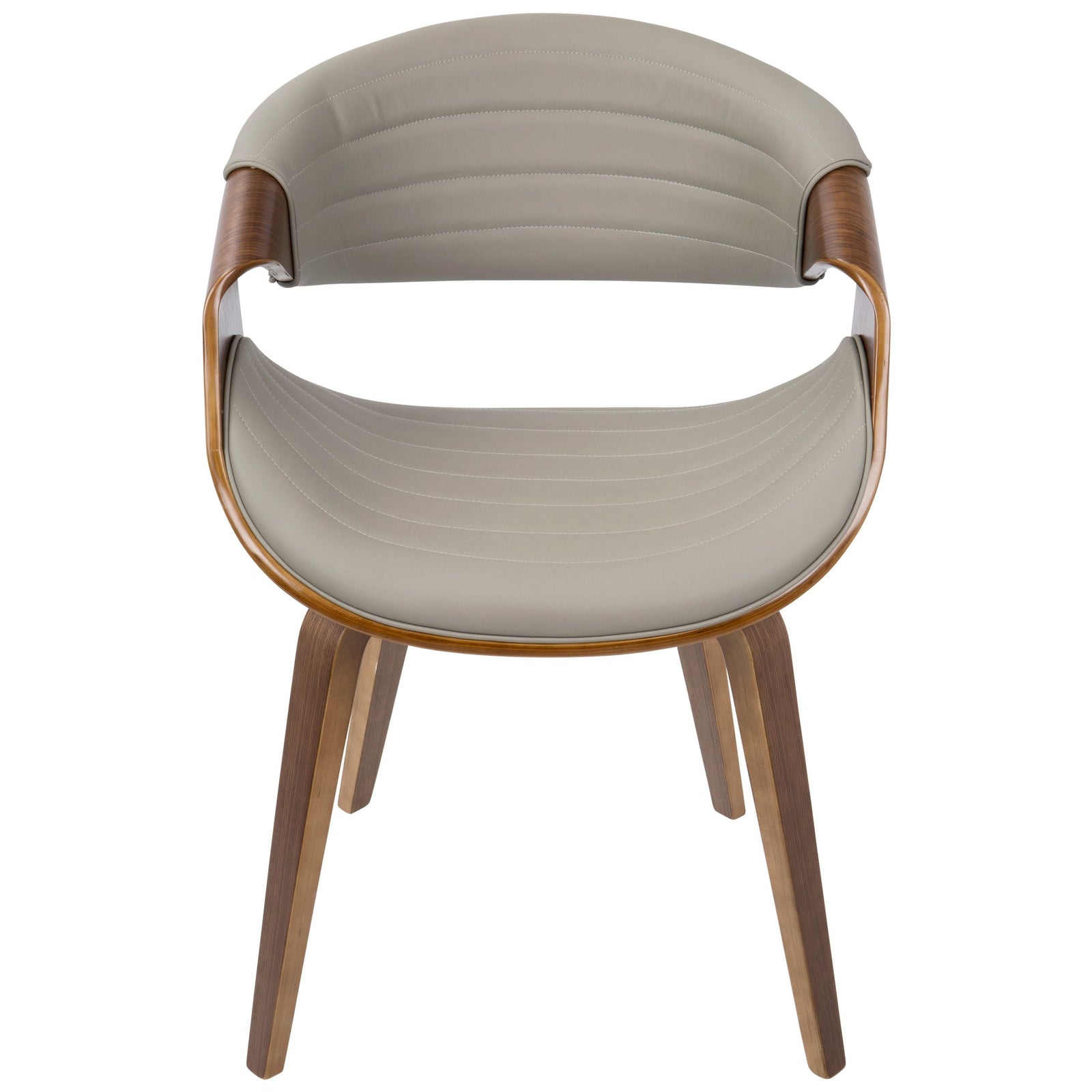Symphony Faux Leather Dining/ Accent Chair, Grey C2D9 - product image 2