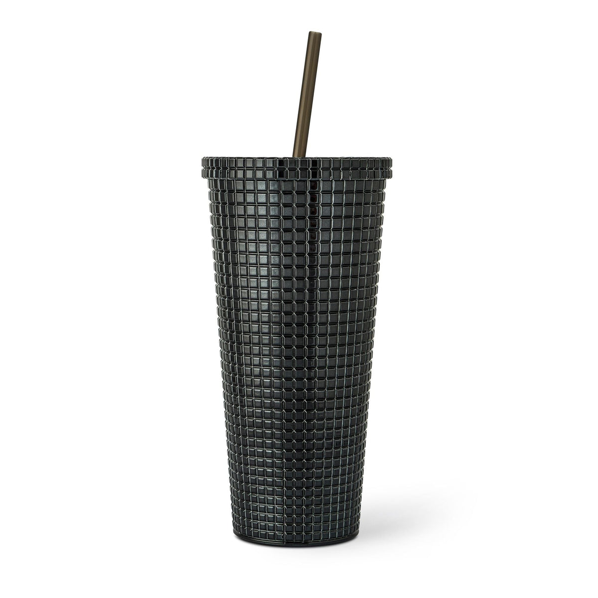 710-mL BPA-Free Iridescent Studded Textured Tumbler W6U5 - product image 1