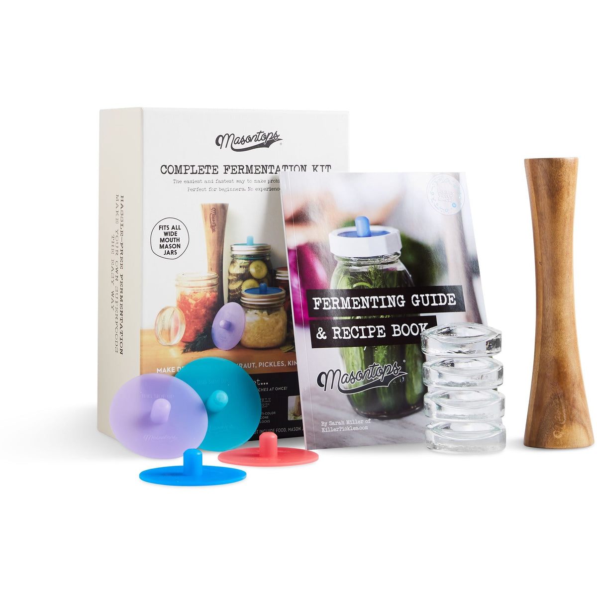 BPA-Free Dishwasher Safe Wide Mouth Fermentation Kit, 9-pc V3E0 - product image 1