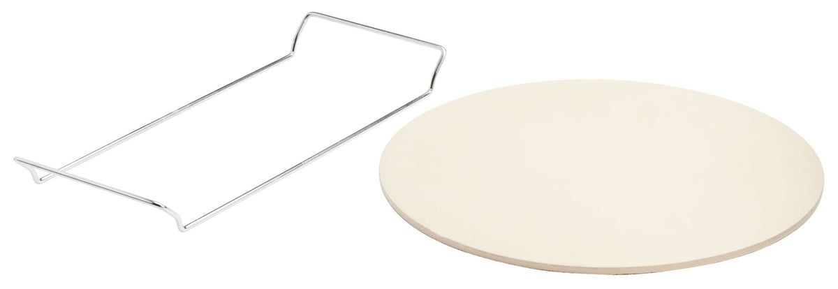 Ceramic Round Pizza Stone & Serving Rack, 15-in M6A5 - product image 1