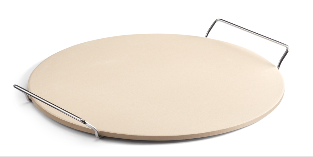 Ceramic Round Pizza Stone & Serving Rack, 15-in H0S0 - product image 3