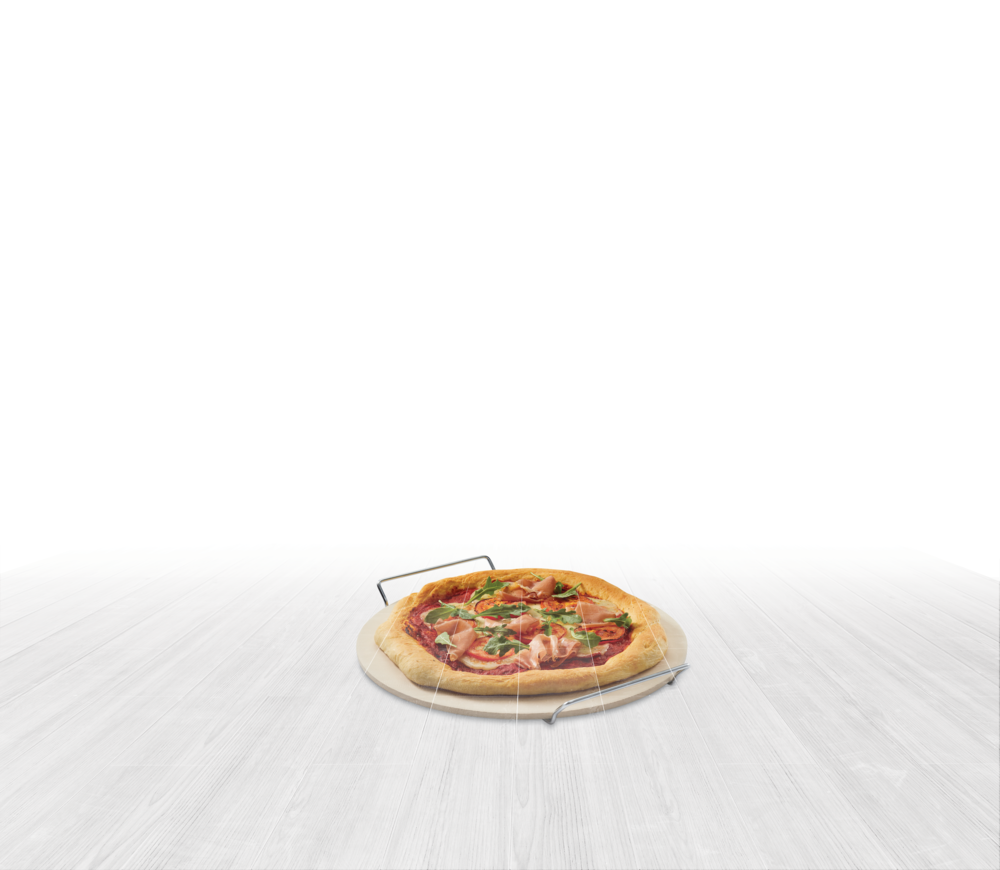 Ceramic Round Pizza Stone & Serving Rack, 15-in M6A5 - product image 7