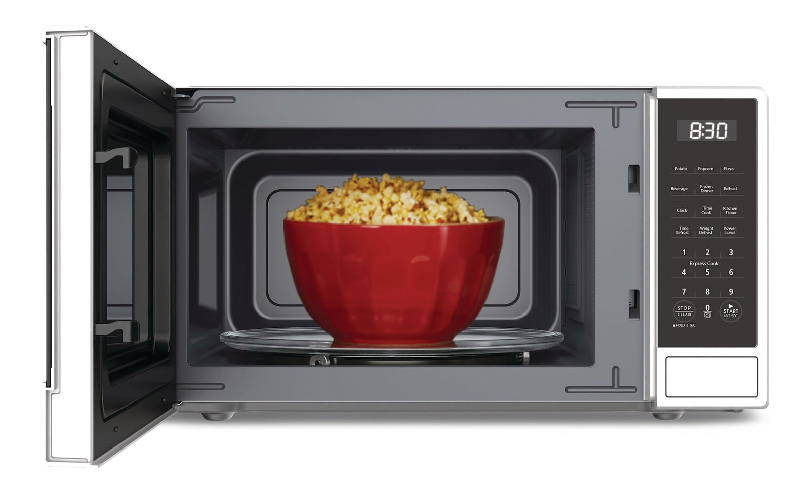 Matte Microwave, White, 1.1-cu-ft H4S6 - product image 3
