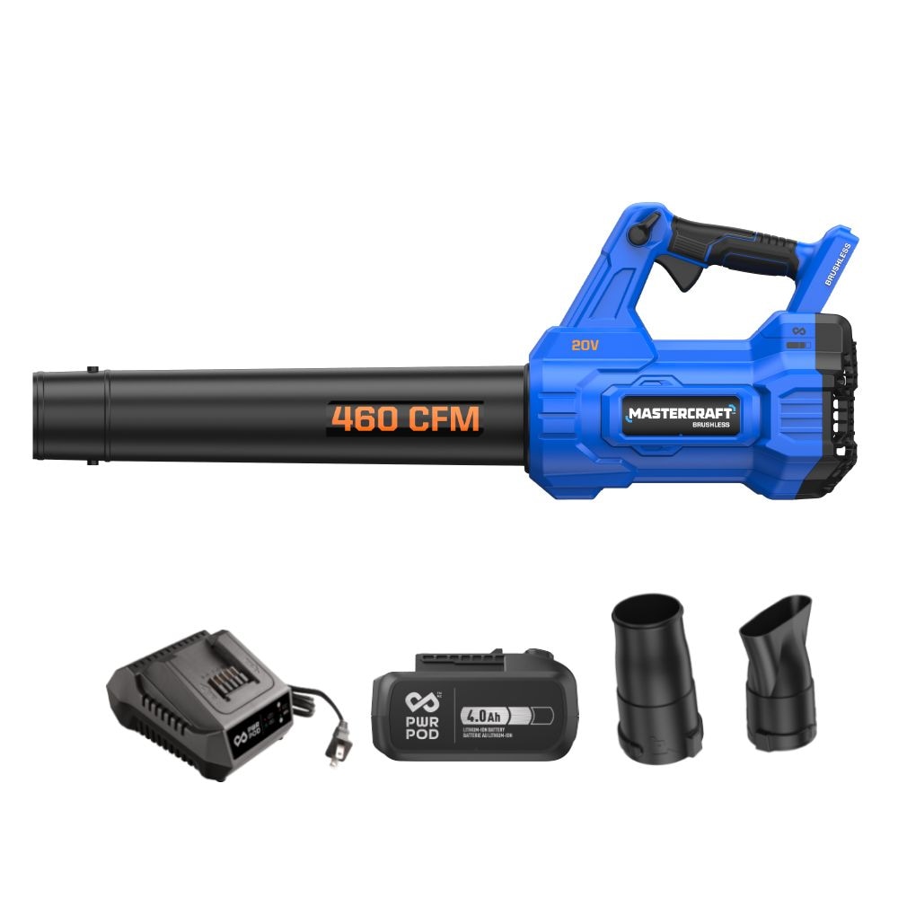 20V Cordless 460 CFM Brushless Leaf Blower Kit with PWRPOD 4 Ah Battery and Charger Q8J4 - product image 4
