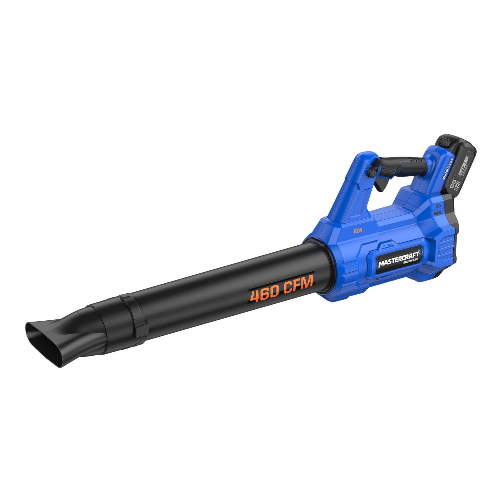 20V Cordless 460 CFM Brushless Leaf Blower Kit with PWRPOD 4 Ah Battery and Charger Q8J4 - product image 5