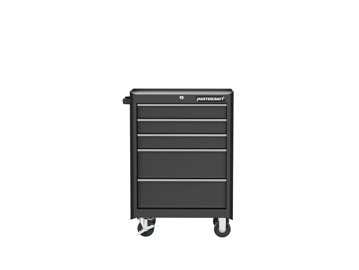 5-Drawer Tool Storage Cabinet, Black, 24-in G7Y6 - product image 3