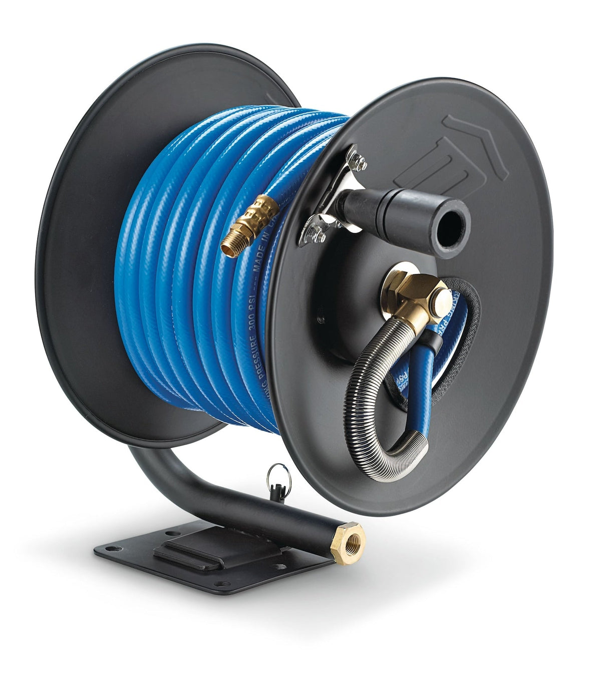 Oil-Free Vertical 20-Gallon Air Compressor with Bonus Hose Reel, 135-PSI, 2HP S0A6 - product image 3