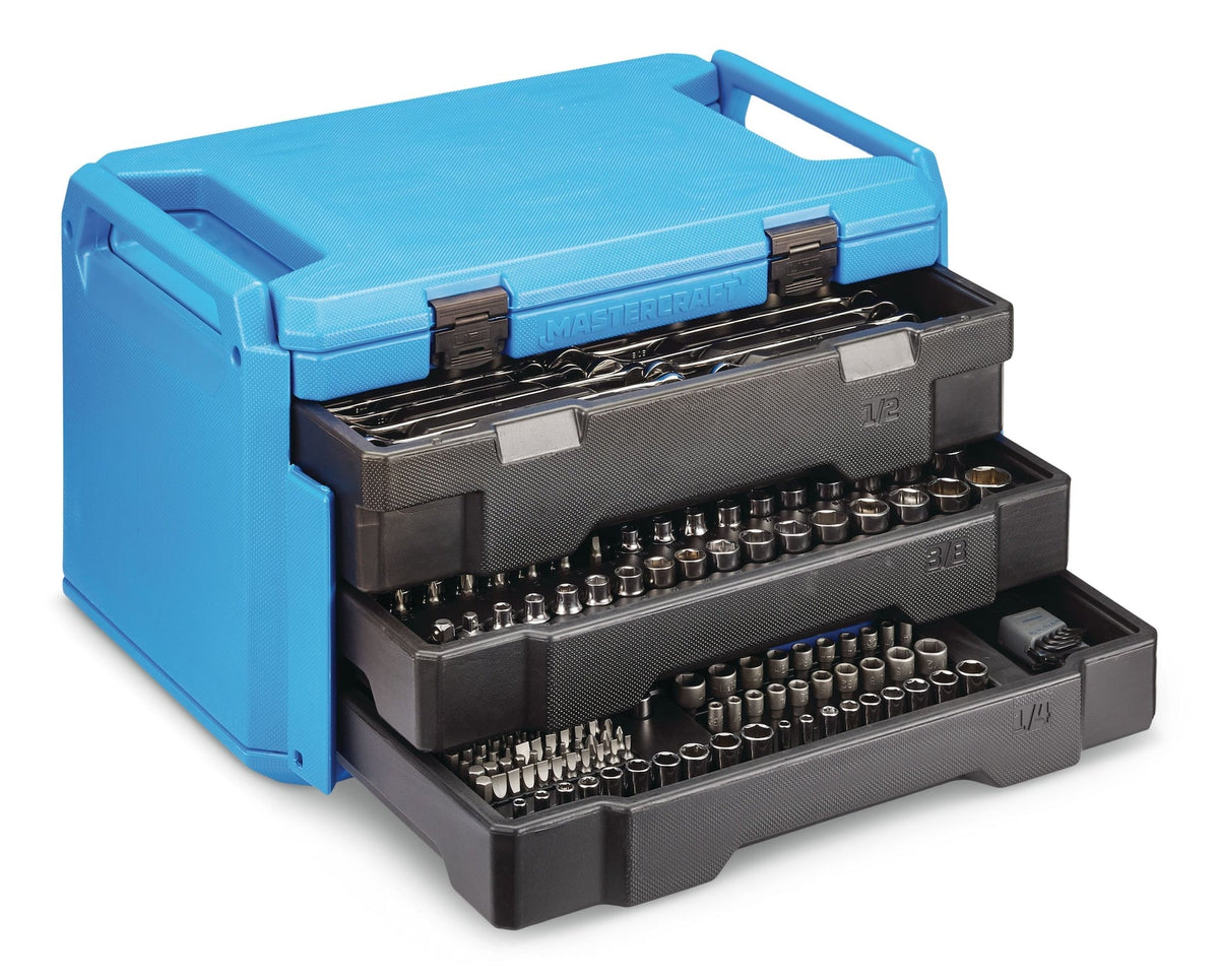 Socket Set, 270-pc, SAE / Metric, CRV, Nickel-Chrome Plating U1N3 - product image 1