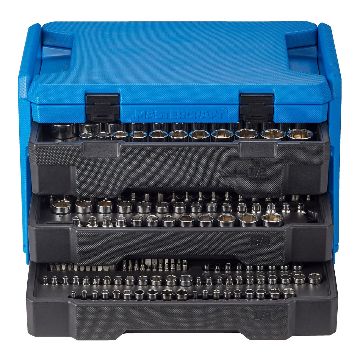 Socket Set, 270-pc, SAE / Metric, CRV, Nickel-Chrome Plating U1N3 - product image 6