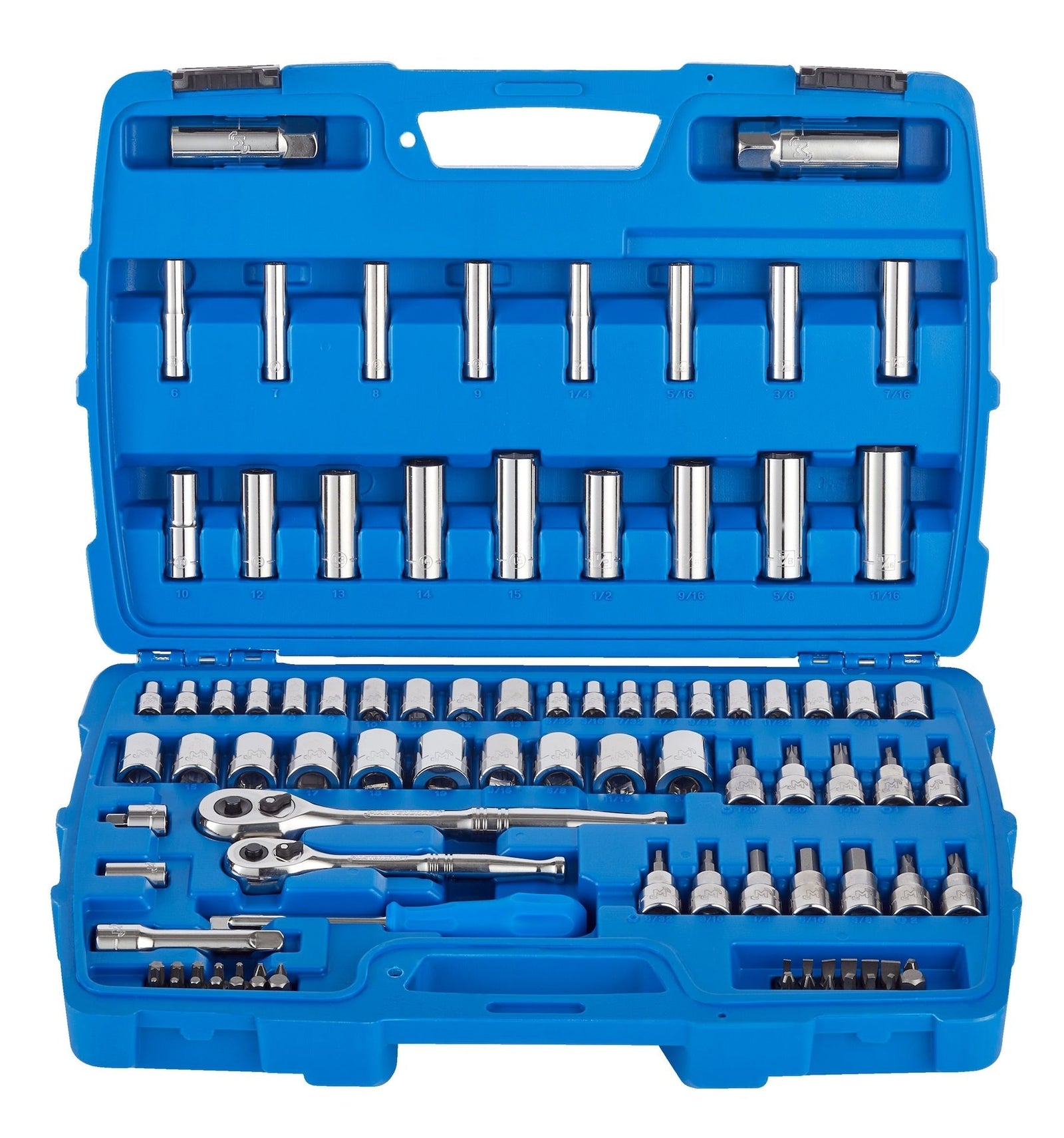 Socket Set, 95-pc, SAE / Metric, CRV, Nickel-Chrome Plating O3R5 - product image 3