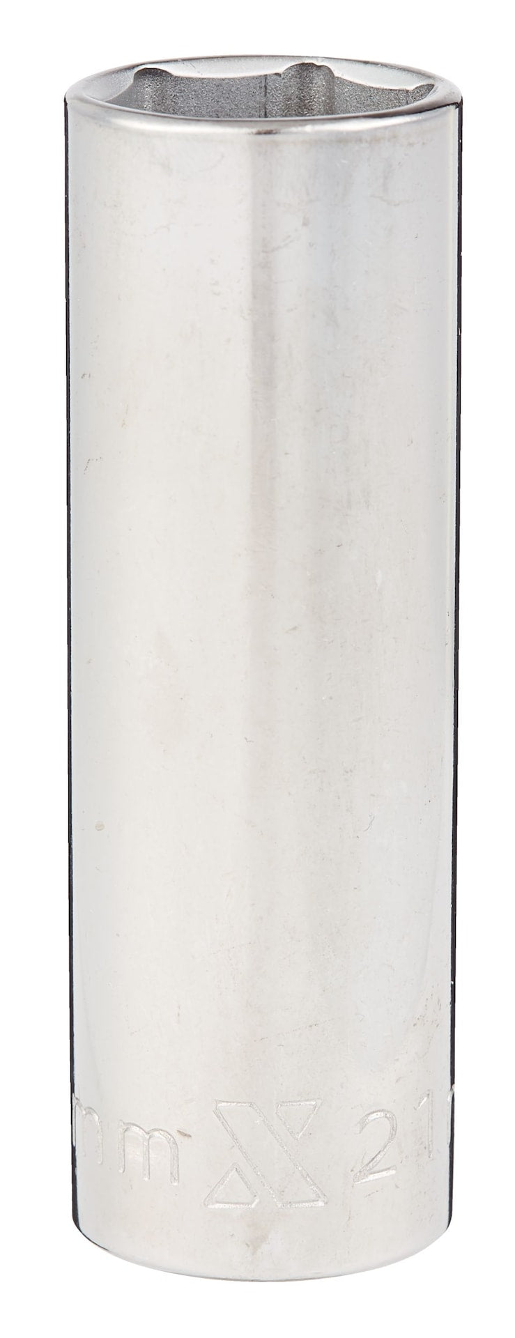 21mm 1/2-in Drive Deep Socket 6-Point, CRV, Chrome Plating V0B9 - product image 1