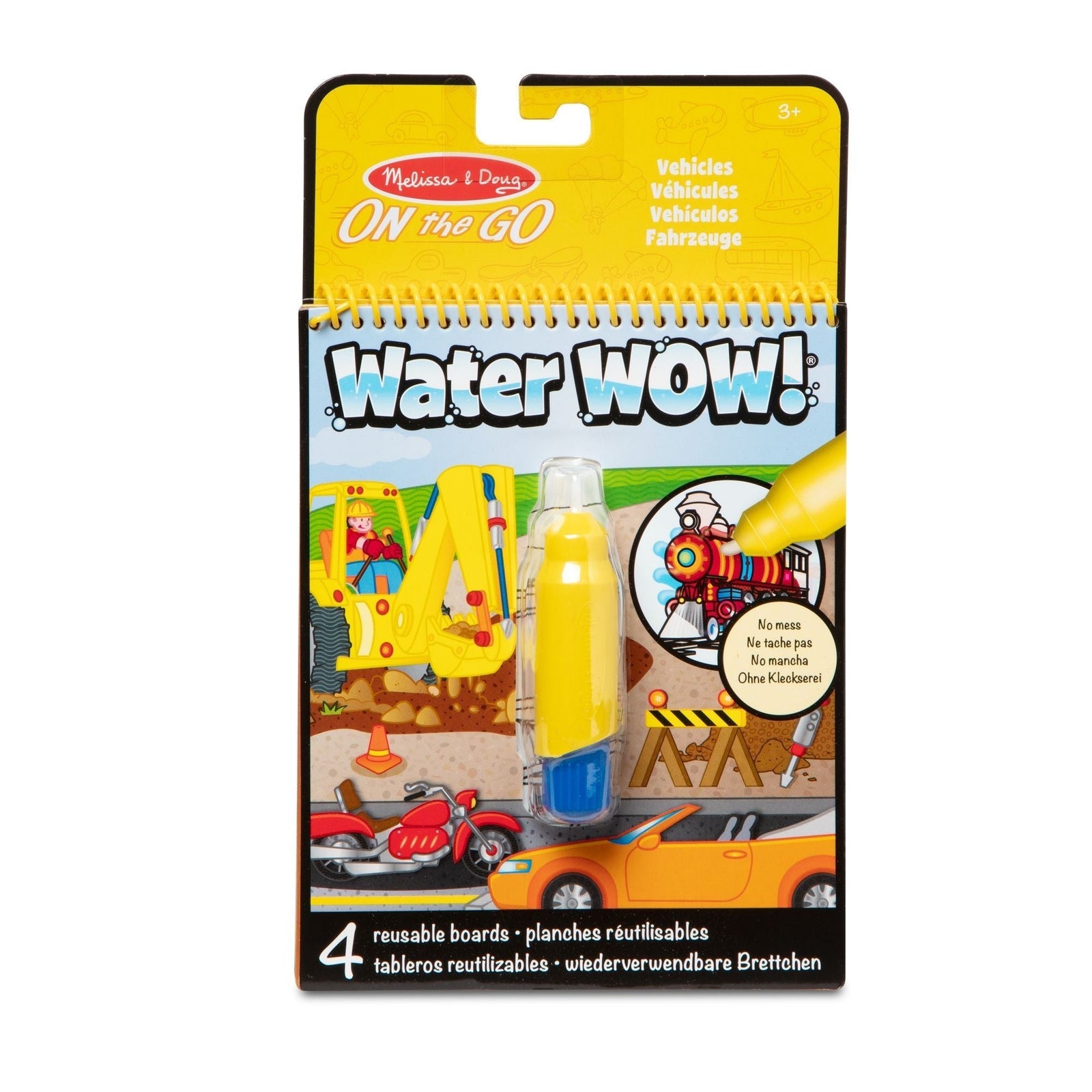 On the Go Water Wow! Reusable Water-Reveal Activity Pad - Vehicles G2F0 - product image 1