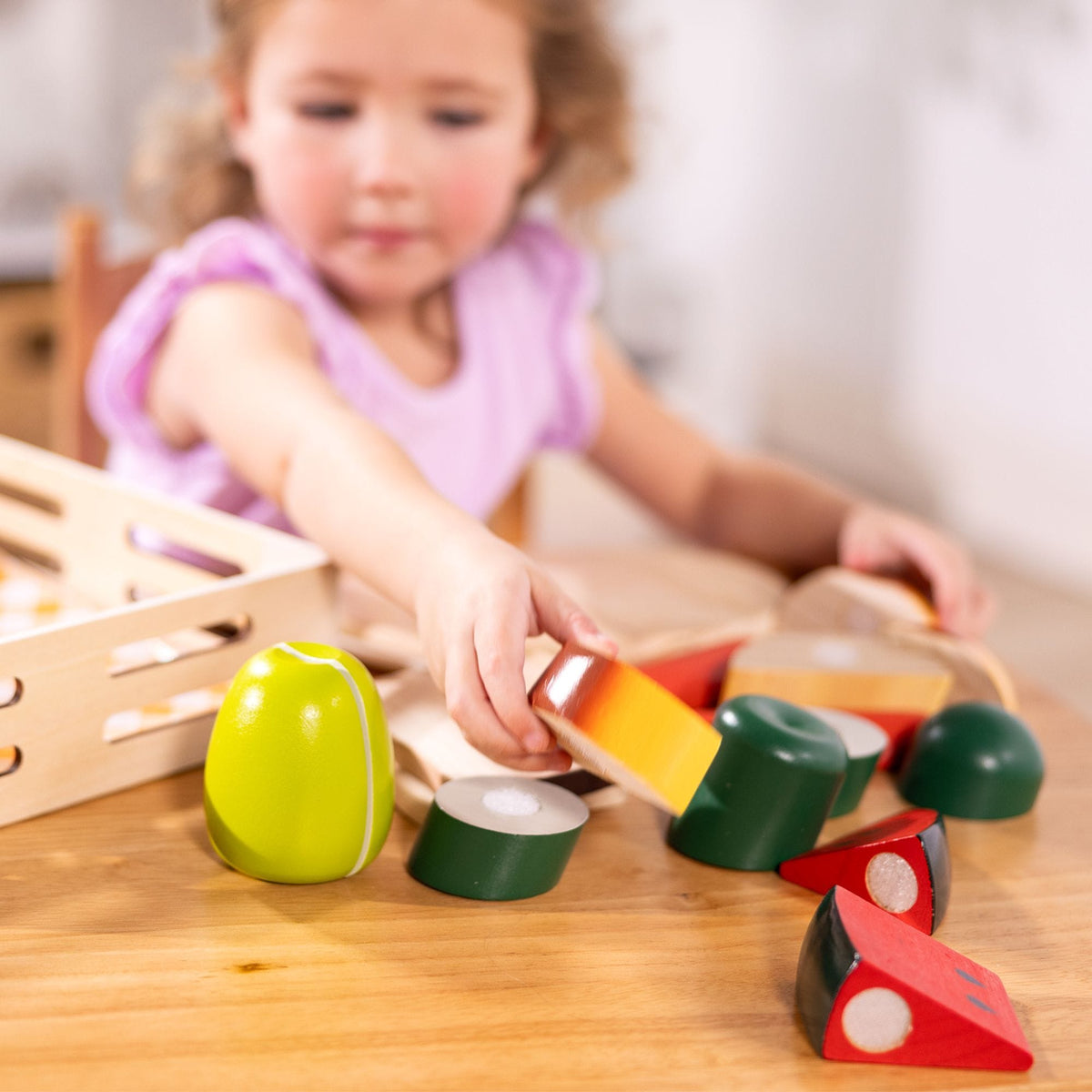 Wooden Cutting Food Playset, Ages 3+ Y2M0 - product image 5