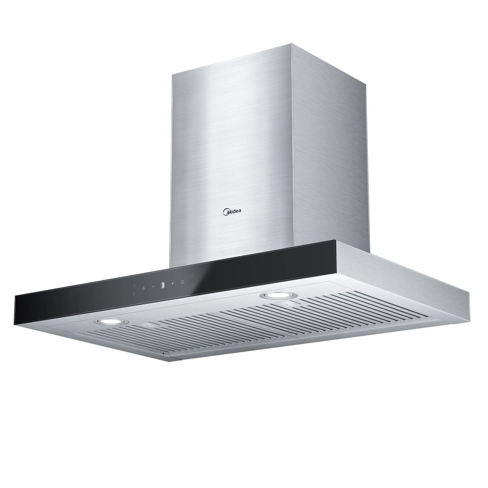 Glass 450CFM T-Shape Kitchen Exhaust Fan Range Hood with Gesture Controls, Stainless Steel, 30-in V4A9 - product image 1