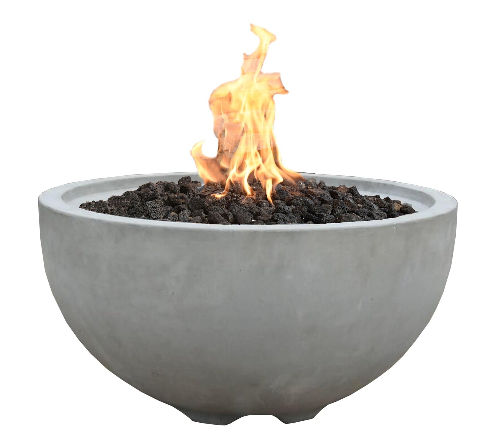 Nantucket Round Propane-Fueled Fire Bowl with Lava Rock & Canvas Cover, 40,000 BTUs, 14-in L2O9 - product image 1
