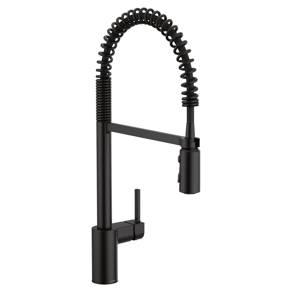 Align Single Handle High Arc Pull Down Sprayer Kitchen Faucet, Matte Black T9B6 - product image 1