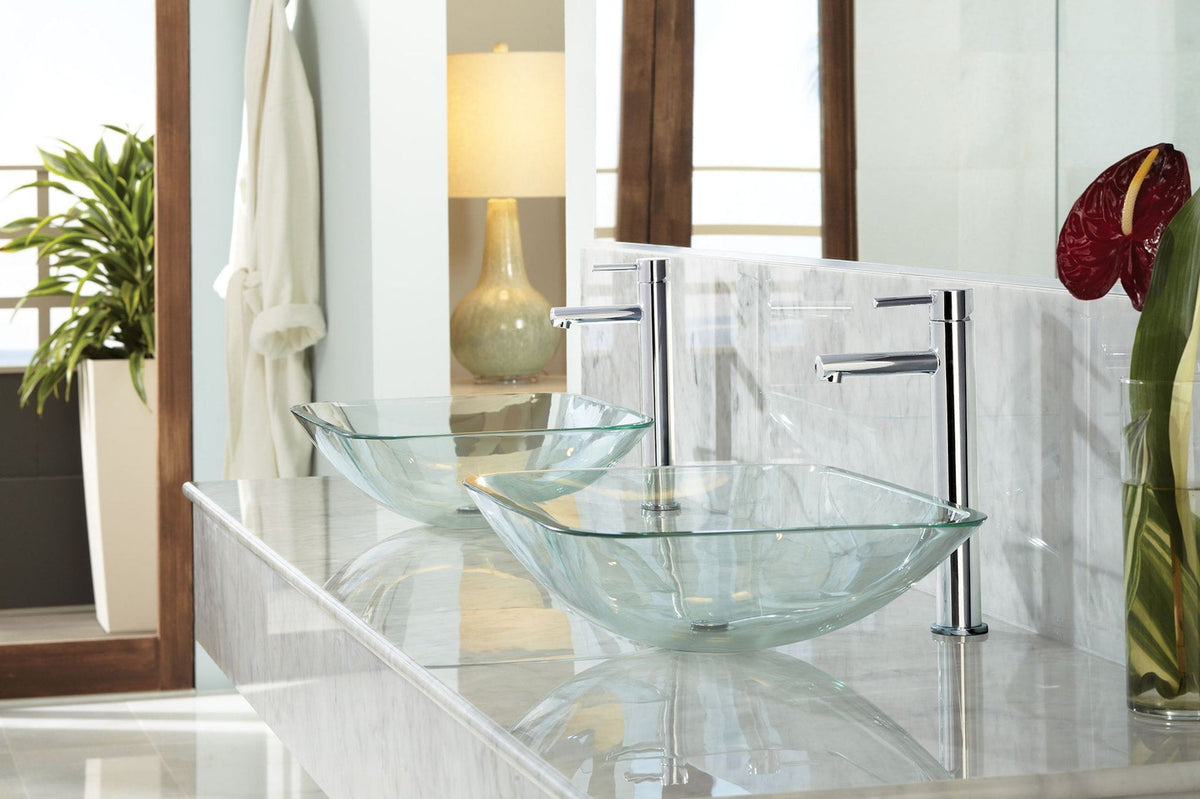 Align Single Handle High Arc Vessel Single Hole Bathroom Sink Faucet, WaterSense Certified, Chrome H3A1 - product image 3