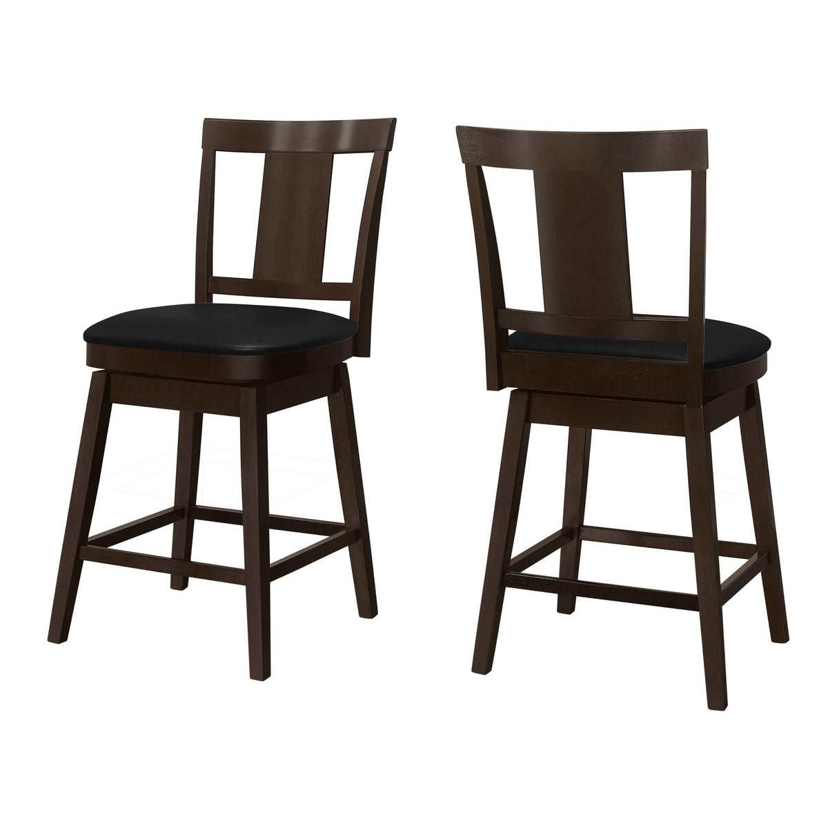 Specialities Panel Swivel Barstool Set, 39-in, 2-pc D3F4 - product image 1