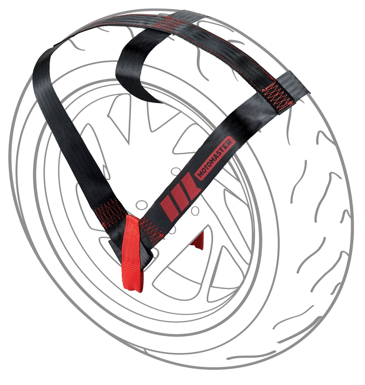 Universal Motorcycle Wheel Tie Down Strap F2J8 - product image 1