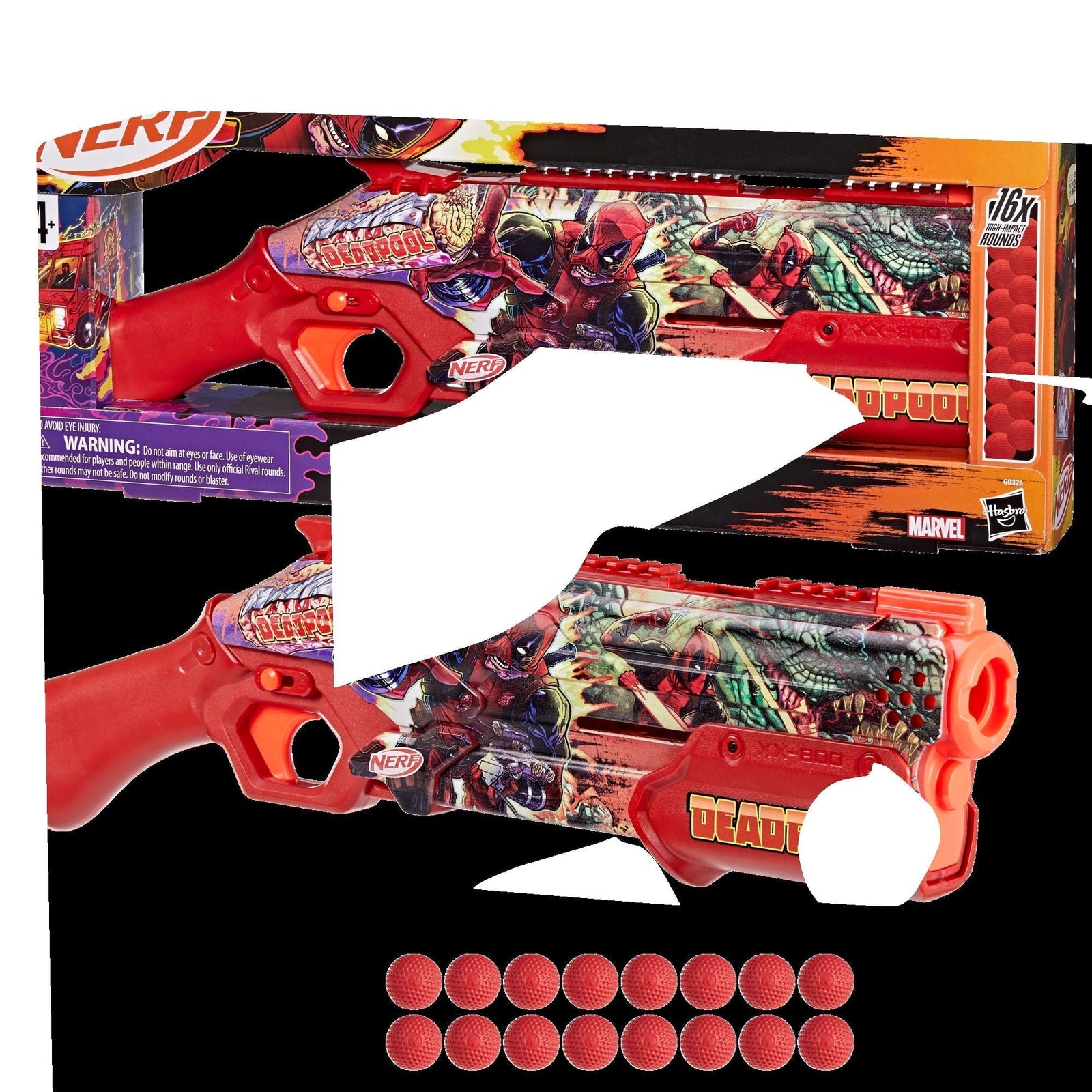 Inked Deadpool Pump Action Dart Blaster for Ages 14+ L1J9 - product image 4