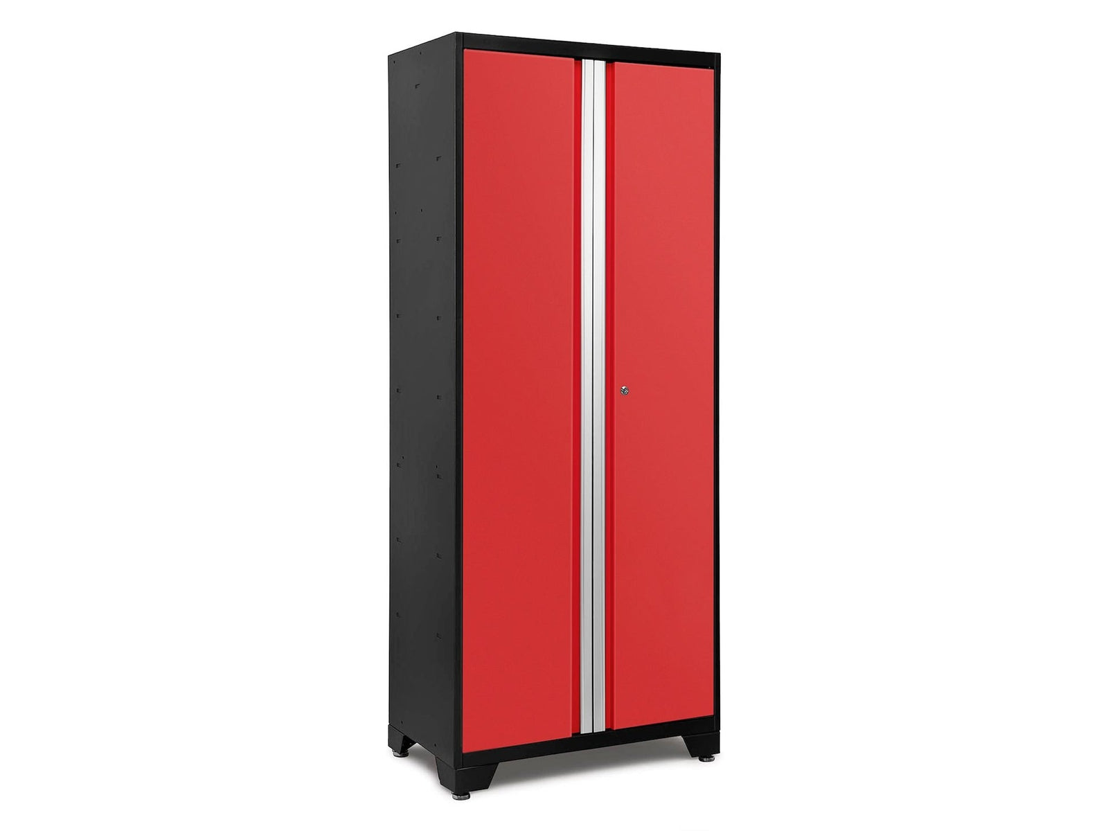 Bold Series 24-Gauge Steel RTA Storage Locker with 3 Shelves, Black/Red, 30-in A3N7 - product image 3