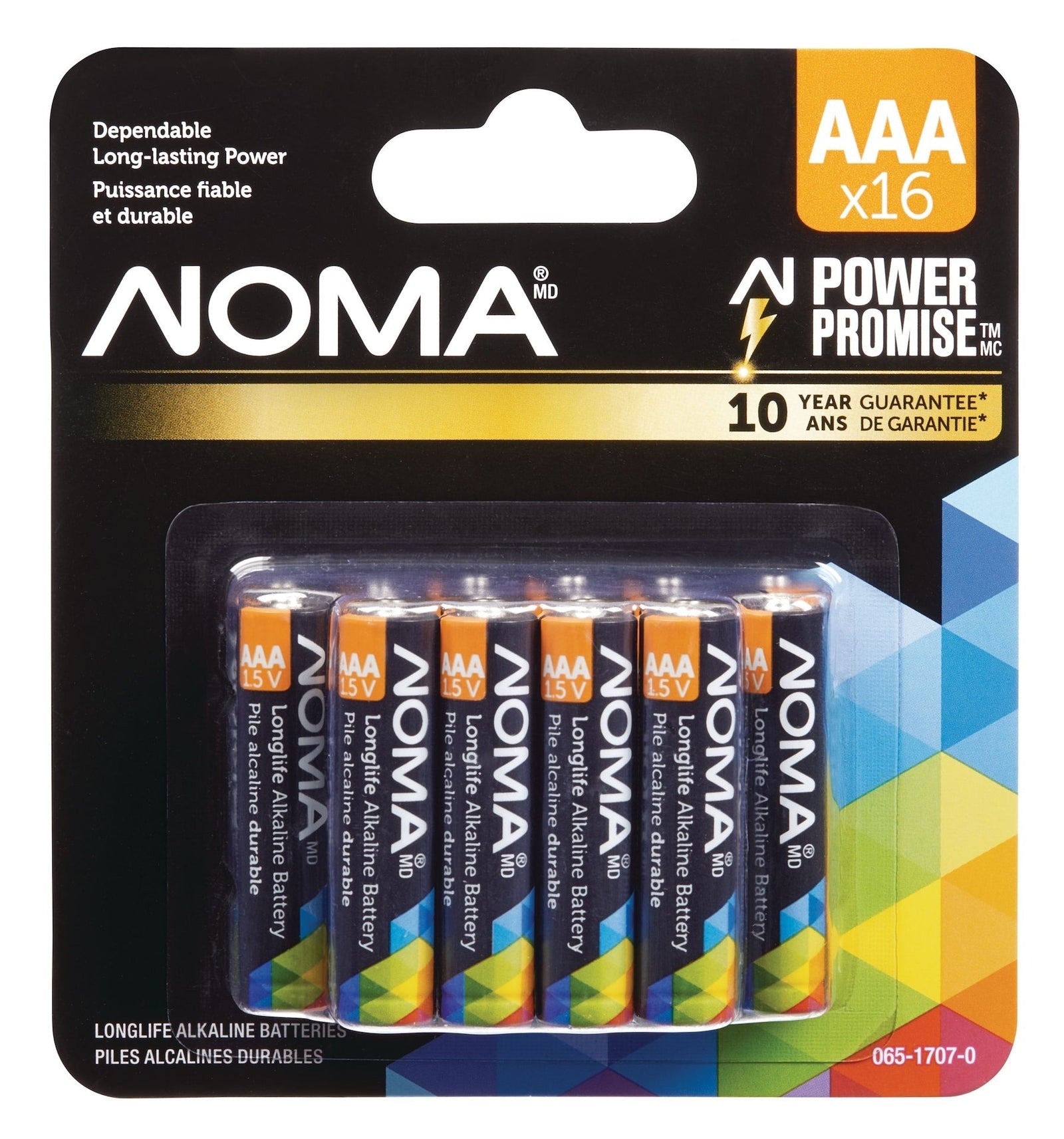 AAA Alkaline Batteries, Long Lasting, All Purpose, 16-pk V5C5 - product image 1