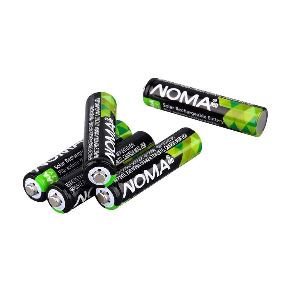 AAA Ni-MH 300mAh Rechargeable Batteries for Solar Lights, 1.2V, 4-pk P6E4 - product image 1