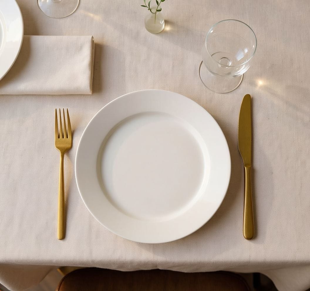 Chelsey Satin Gold Finish Slim Round Stainless Steel Flatware Set, Serves 4, 20-pc F6O5 - product image 2