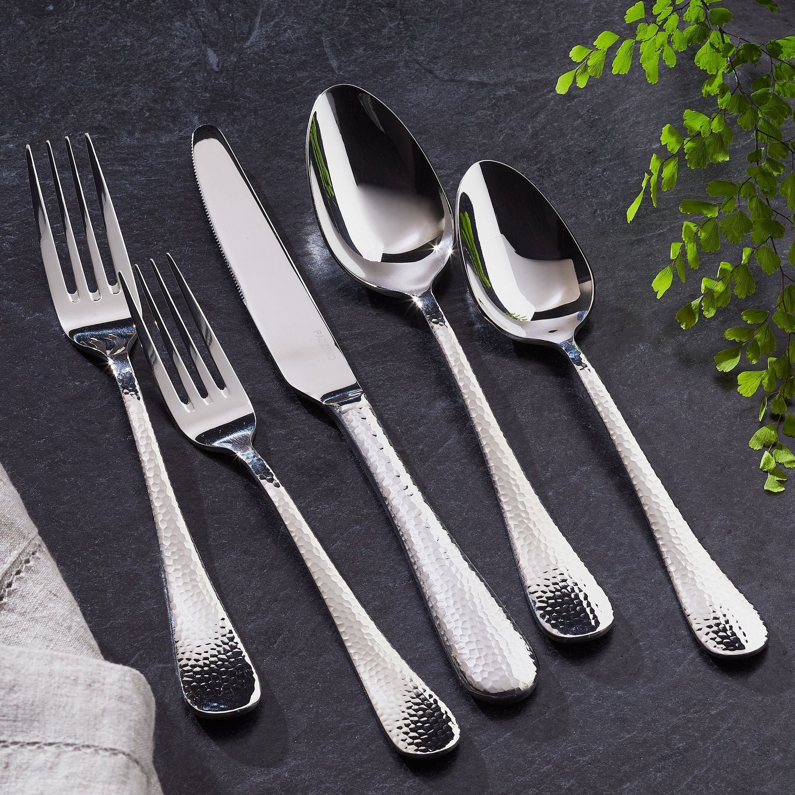 Hammered Flatware Set, Serves 4, 20-pc R9S5 - product image 6