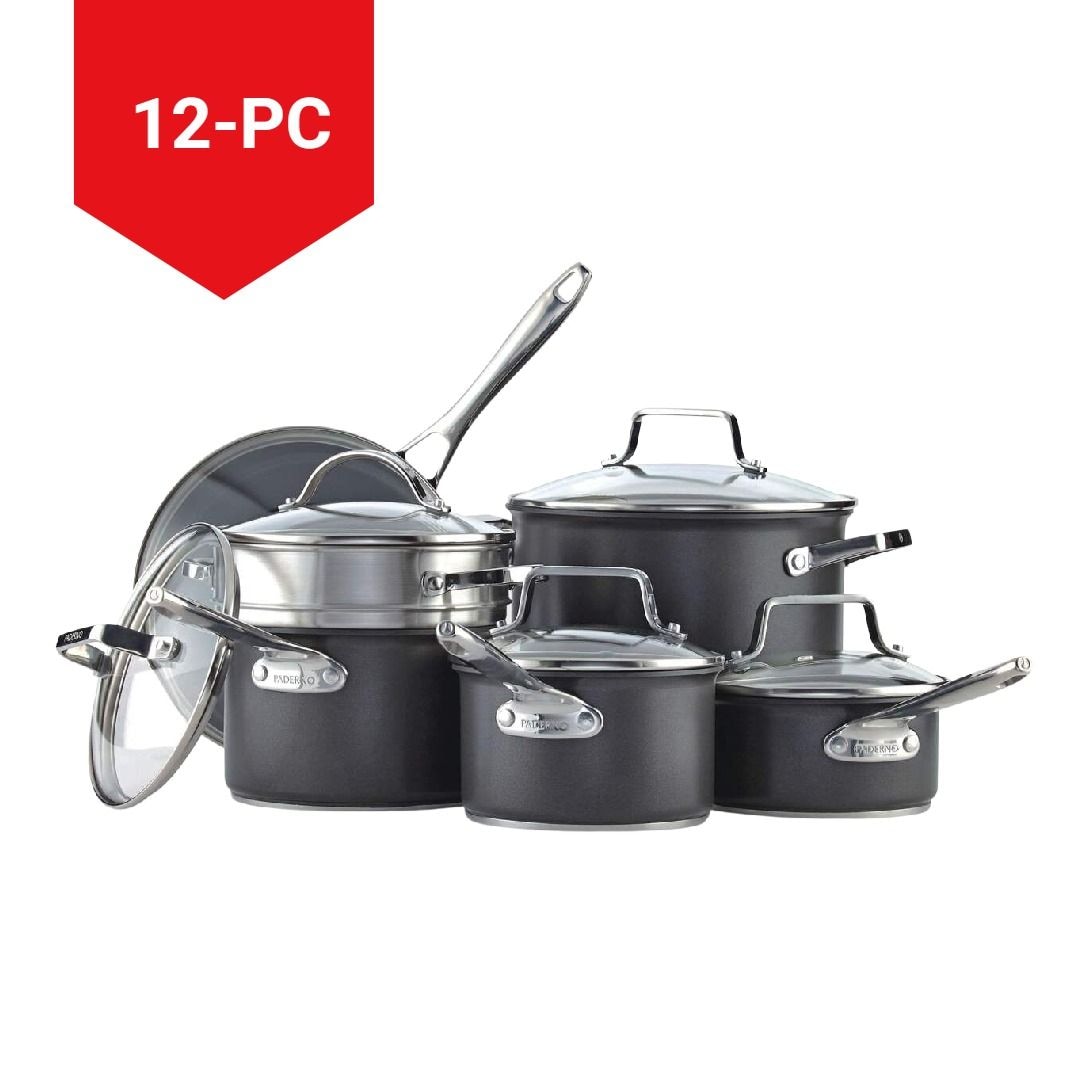 Hard Anodized Cookware Set, Non-Stick, PFOA-Free, Dishwasher & Oven Safe, 12-pc J6R1 - product image 4