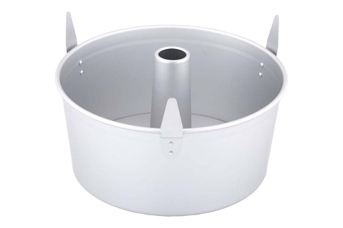 Professional Uncoated Aluminum Angel Food Cake Pan, Silver E6U2 - product image 1