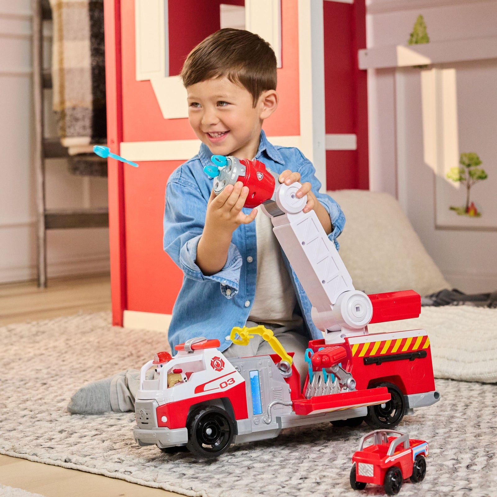 Fire Rescue Deluxe Playset for Ages 3+, 14-pc B5J0 - product image 5