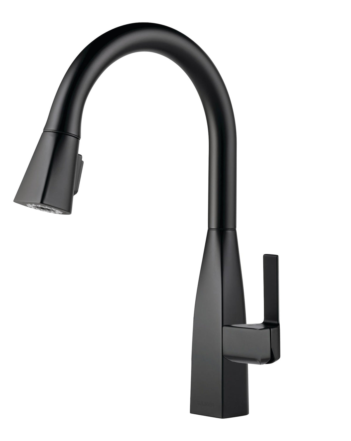 Xander Single-Handle Pull-Down Kitchen Faucet, Black P0L3 - product image 1