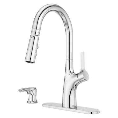 Ceylon Pull-Down Kitchen Faucet, Polished Chrome E0Q1 - product image 1