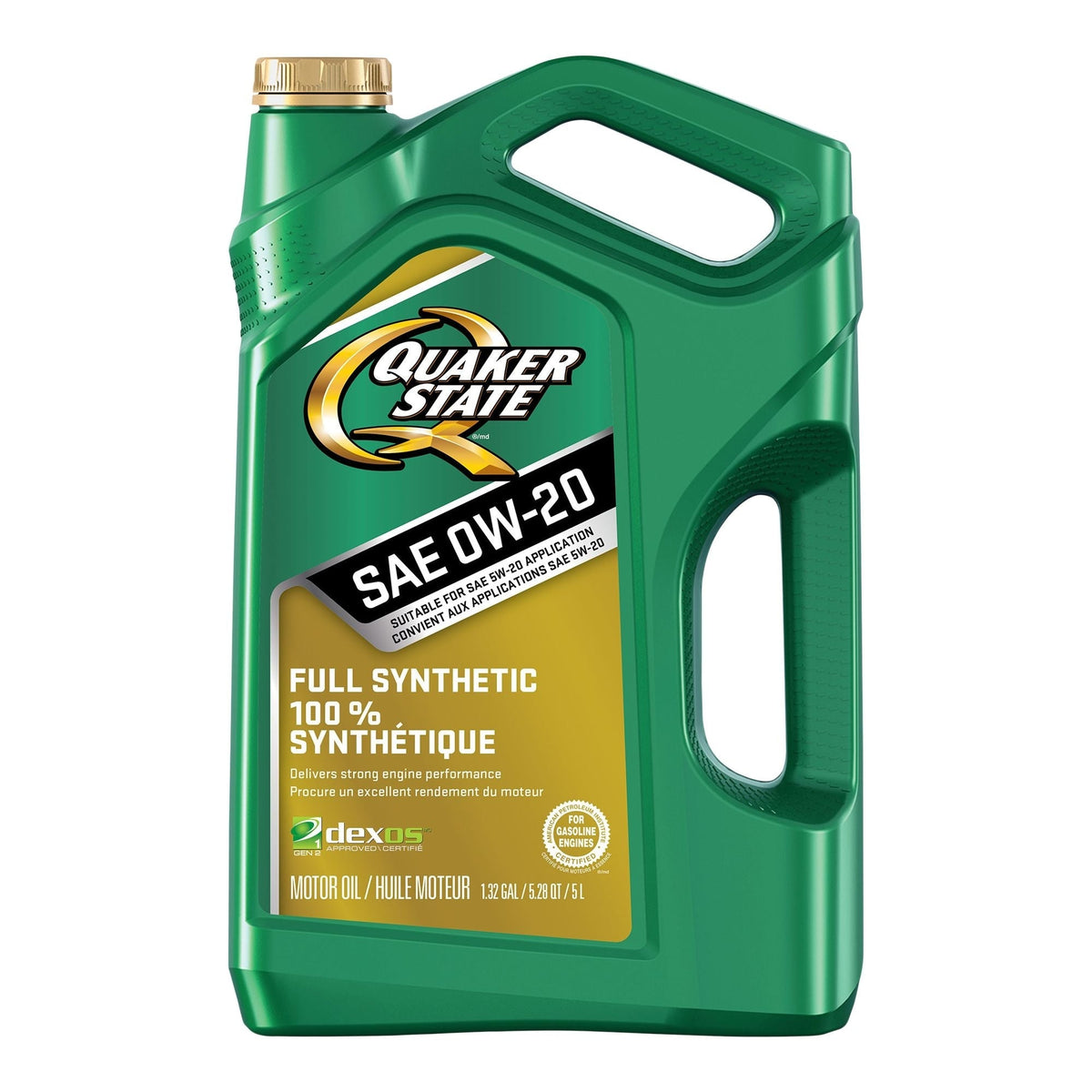 State Full Synthetic 0W20 Engine/Motor Oil, 5-L K6B8 - product image 1