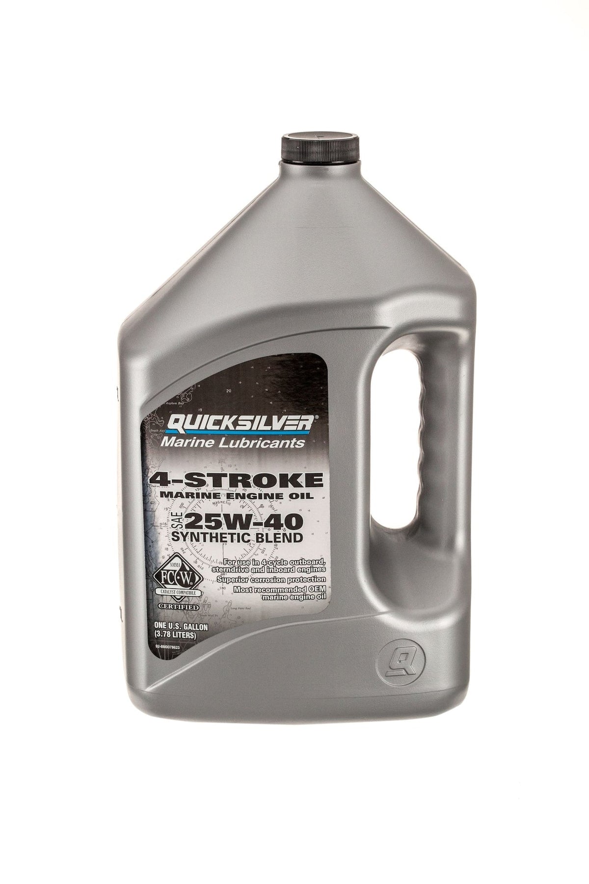 4-Stroke Synthetic Blend Marine Engine Oil 25W40, 4-L X3V1 - product image 1