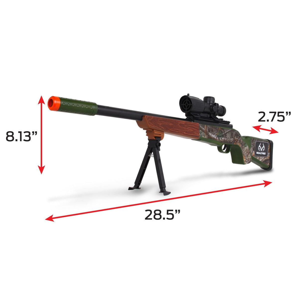 Green Hunting Rifle Toy with Built-in Scope O8N8 - product image 4
