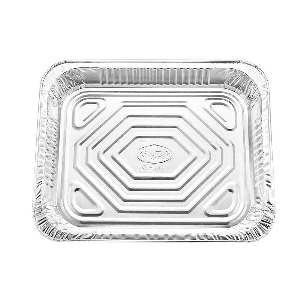 Foil Reusable Half Size Steam Baking Pan, Silver, 12-in, for Baking/Cooking/Steaming L6I0 - product image 3