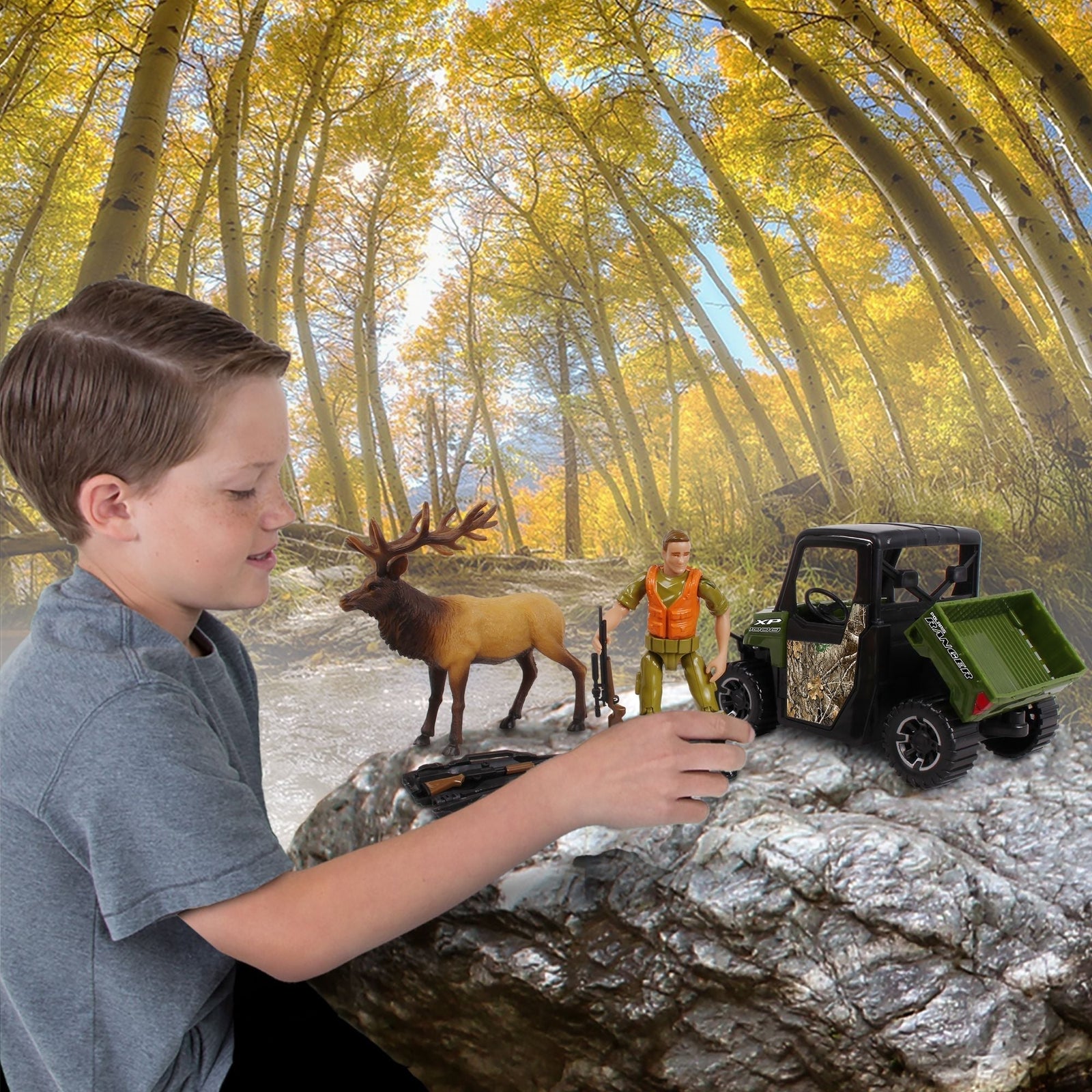 Polaris Ranger Playset with Accessories, 4-in, 6-pc L4A0 - product image 5