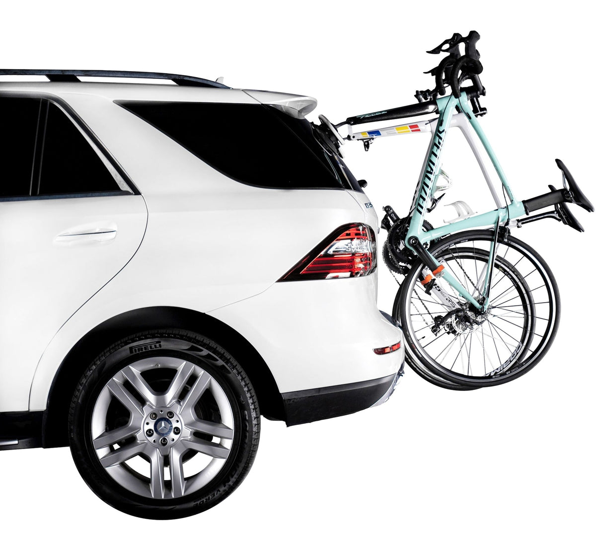 Mini Bomber 2-Bike Roof Top, Trunk & Hatchback Bike Rack, Black F3W5 - product image 5