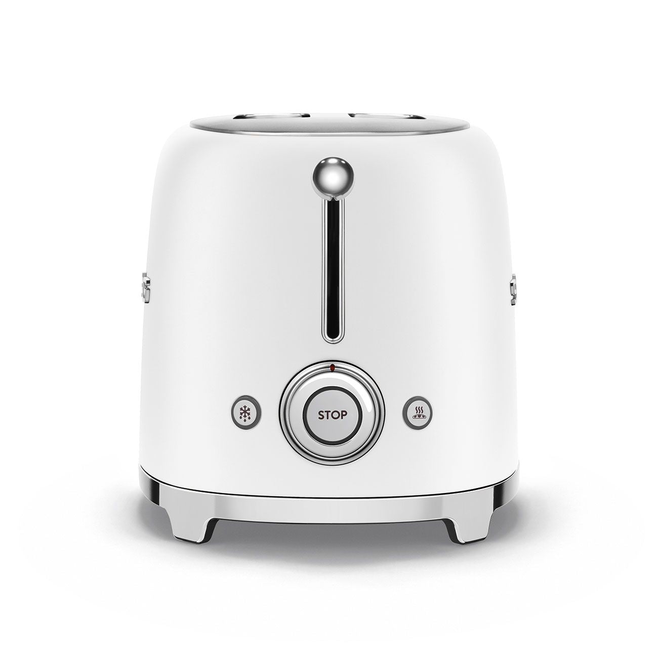 50's Retro Style Wide Slot Pop Up Electric Toaster with 6 Settings, 2-Slice, Matte White X0B2 - product image 2