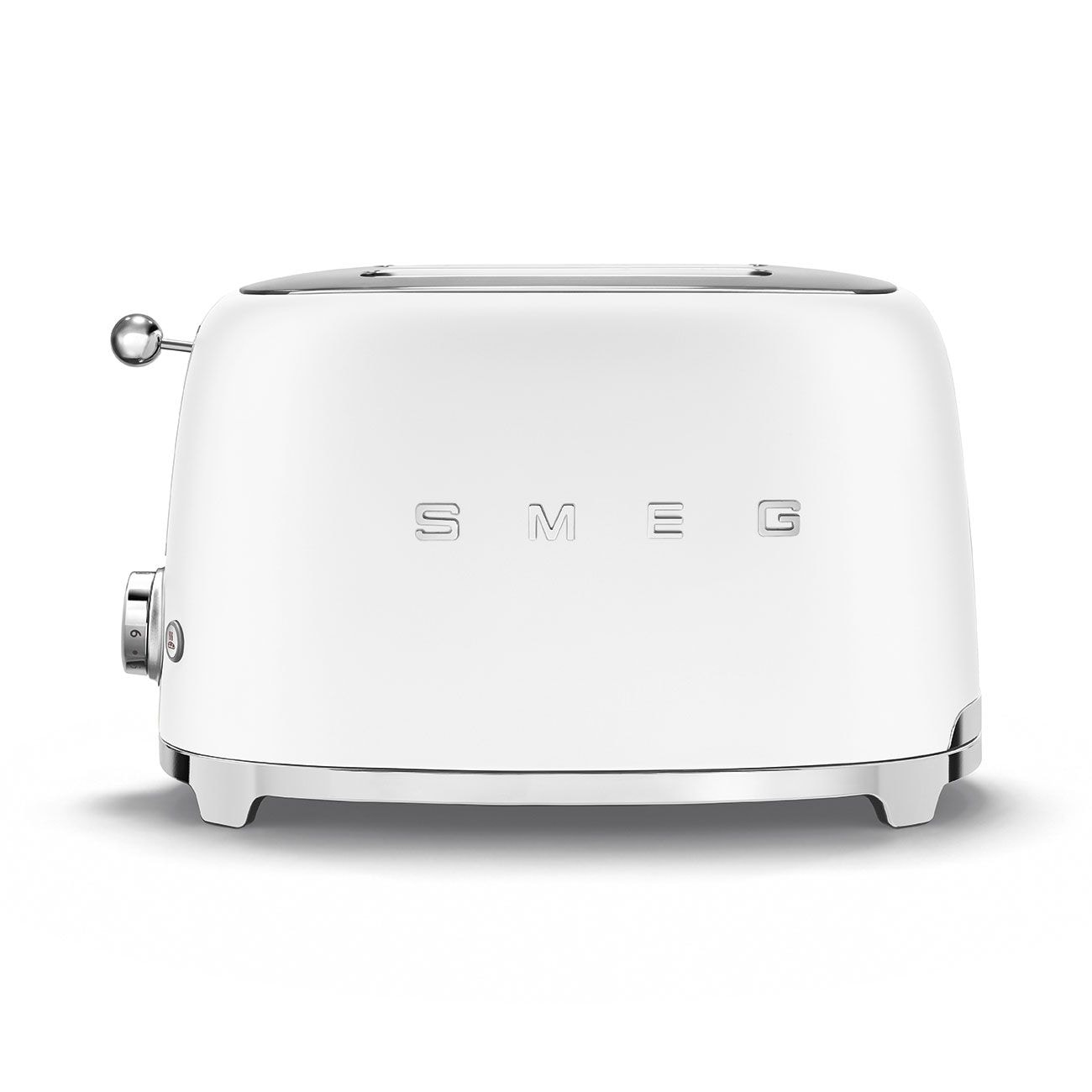 50's Retro Style Wide Slot Pop Up Electric Toaster with 6 Settings, 2-Slice, Matte White X0B2 - product image 5