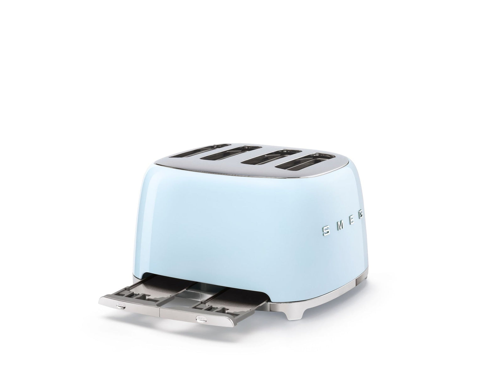 50s Retro Style Wide Slot Pop-up Toaster, 4-Slice, Pastel Blue X1E2 - product image 6