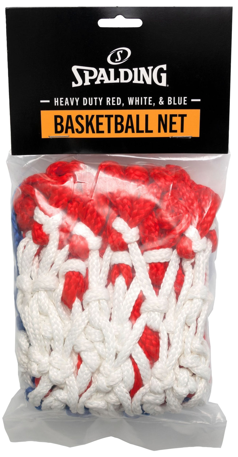 Heavy Duty Indoor/Outdoor Standard Replacement Basketball Net, Red/White/Blue T9D4 - product image 1